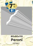Ceiling Cornices Peroni 80 x 80 x 110-Per m