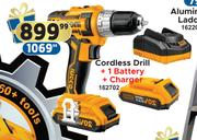 Ingco Cordless Drill + 1 Battery + Charger