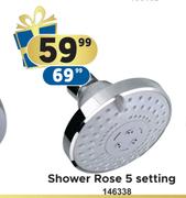 Shower Rose 5 setting