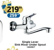 Single Lever Sink Mixer Under Spout