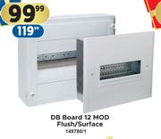 DB Board 12 Mod Flush/Surface 149780/1