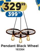 Pendant Black Wheel 163364