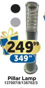 Pillar Lamp 137007/8/136702/3