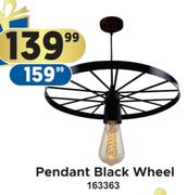Pendant Black Wheel 163363