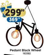Pendant Black Wheel 163362