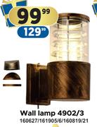 Wall Lamp 4902/3 160627/161905/6/160819/21