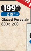 Glazed Porcelain 600x1200-Per Sqm