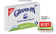 Grand-Pa Paracetamol Tablets-20's