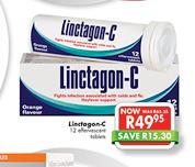 Linctagon-C Effervescent Tablets-12's