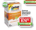 Centrum Mynutrients Antioxidant-60's