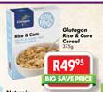Glutagon Rice & Corn Cereal-375g