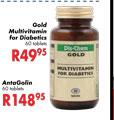 Gold Multivitamin for Diabetics-60 Tablets