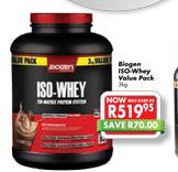 Biogen ISO-Whey Value Pack-3Kg Each