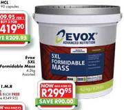 Evox 5XL Formidable Mass-4.2kg Assorted