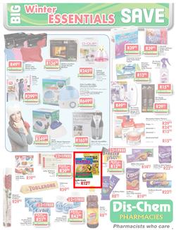 Dischem : Big winter save (Until 14 July 2013), page 9