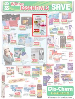 Dischem : Big winter save (Until 14 July 2013), page 9