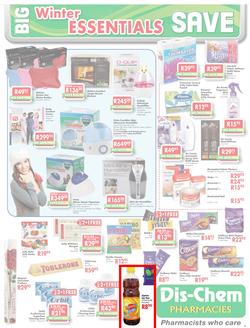 Dischem : Big winter save (Until 14 July 2013), page 9