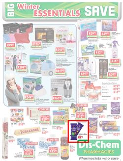 Dischem : Big winter save (Until 14 July 2013), page 9