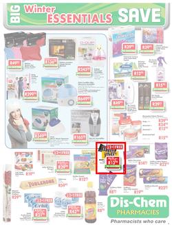 Dischem : Big winter save (Until 14 July 2013), page 9