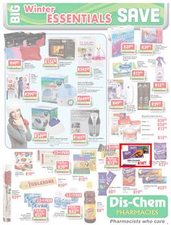 Dischem : Big winter save (Until 14 July 2013), page 9