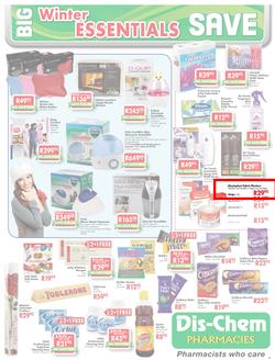 Dischem : Big winter save (Until 14 July 2013), page 9