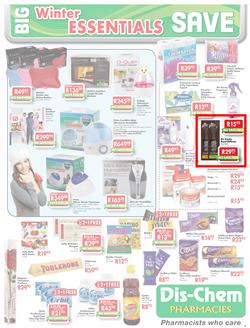 Dischem : Big winter save (Until 14 July 2013), page 9