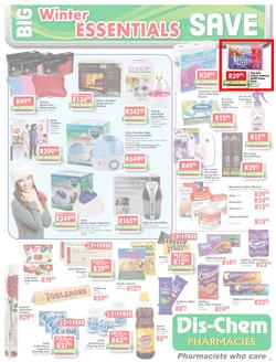 Dischem : Big winter save (Until 14 July 2013), page 9
