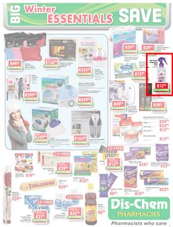Dischem : Big winter save (Until 14 July 2013), page 9