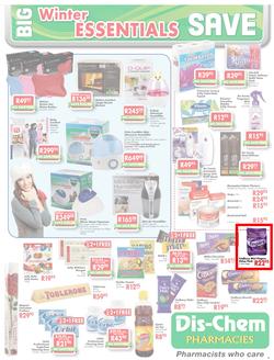 Dischem : Big winter save (Until 14 July 2013), page 9
