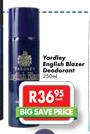 Yardley English Blazer Deodorant-250ml
