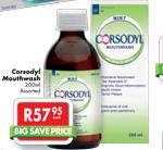 Corsodyl Mouthwash-200ml Assorted