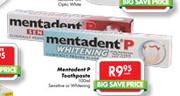 Mentadent P Toothpaste-100ml