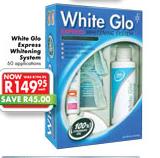 White Glo Express Whitening System-60 Applications
