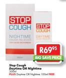 Stop Cough Daytime Or Nightime-300ml Plus Daytime Or Nightime-100ml Free