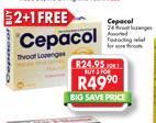 Cepacol 24 Throat Lozenges