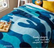 Kids 1 Ply 2kg Cool Cammo Mink Blanket 818580