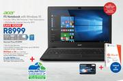 Acer F5 Notebook With Windows 10