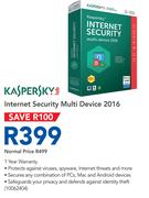 Kaspersky Internet Security Multi Device 2016