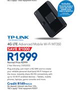 TP-Link 4G LTE Advanced Mobile Wi-Fi M7350