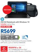HP 250 G4 Notebook With Windows 10
