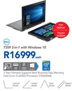 Dell 7359 2-In-1 With Windows 10-Each