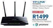 TP-Link TD-W8970 300Mbps Wireless N Gigabit ADSL2+ Modem Router