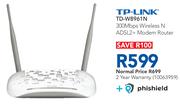 TP-Link TD-W8961N 300Mbps Wireless N ADSL2+ Modem Router