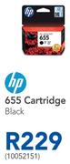 HP 655 Cartridge Black
