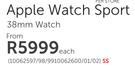 Apple Watch Sport 38mm Watch-Each