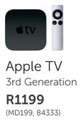 Apple TV 3rd Generation MD199