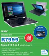 Acer Aspire R11 2-In-1 With Windows 10-Each