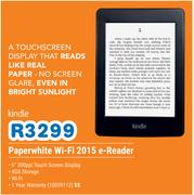 Kindle Paperwhite Wi-Fi 2015 e-Reader