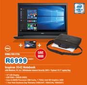 Dell Inspiron 3542 Notebook With Windows 10-On 1GB Data price Plan