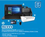 HP 250 G4 Notebook Bundle With Windows 10-On A 500MB Data price Plan